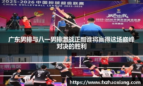 广东男排与八一男排激战正酣谁将赢得这场巅峰对决的胜利